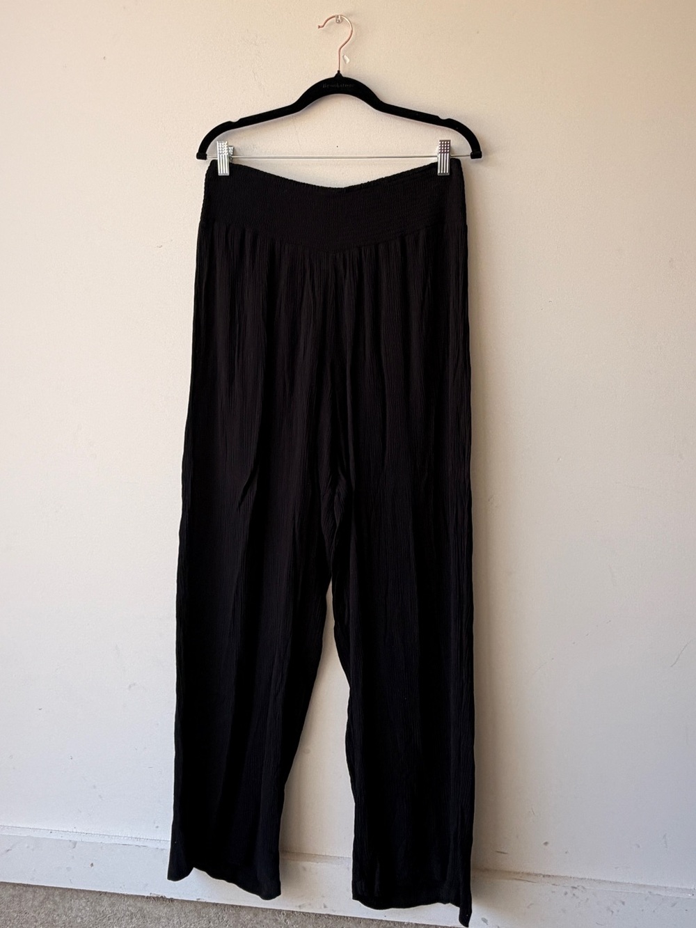 Ralph Lauren Black Wide-Leg Pants